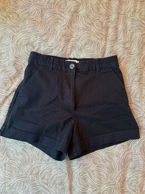 H&M Black High-Waist Shorts